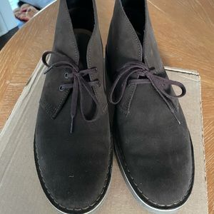 Clarks Desert Boot - 10.5 - Dark Brown Suede